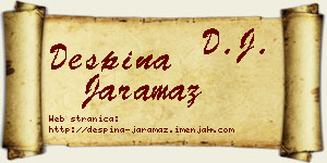 Despina Jaramaz vizit kartica